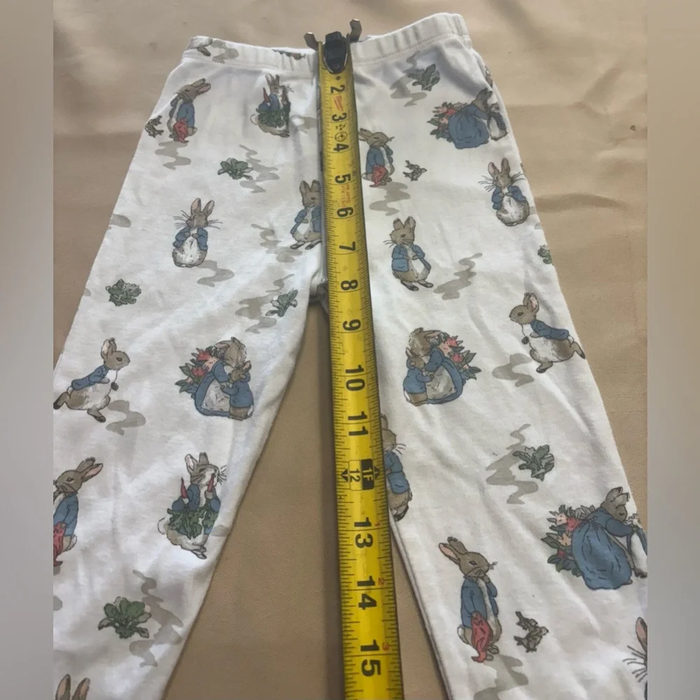 Pottery‎ Barn Kids Pajama PANTS ONLY Peter Rabbit Toddler Size 3T Organic Cotton